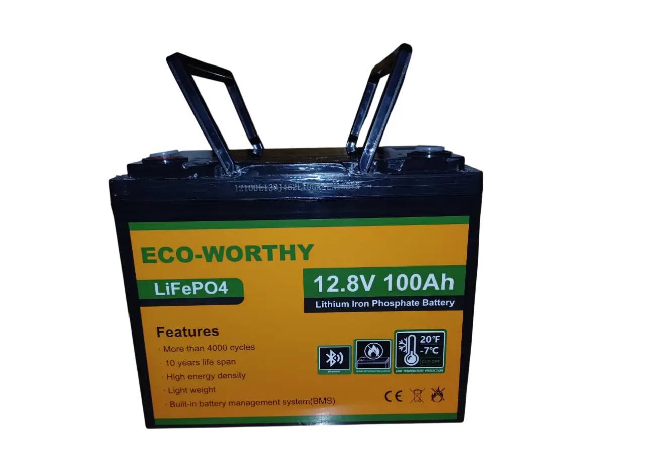 Акумулятор LiFePO4 12,8V 100Ah Eco-Worthy (50/100A), bluetooth